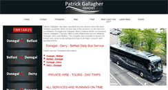 Desktop Screenshot of gallagherscoaches.com